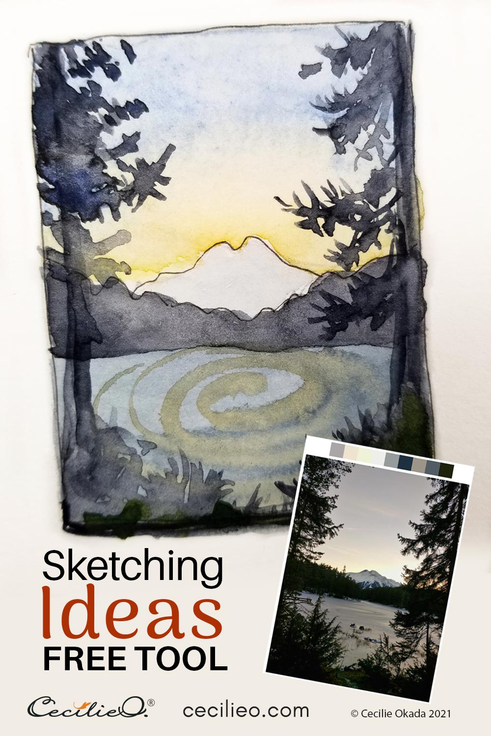 Discover Fresh Ideas for Your Watercolor Sketchbook - Free Tool